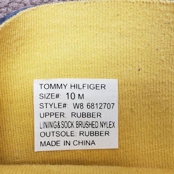 Tommy Hilfiger Women's  Red/White/Blue Tall Rain Boots - Picture 2 of 5